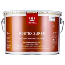 Грунт Tikkurila Rostex Super красно-коричневый матовый 3 л