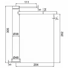 Смеситель для раковины Frap F1067-62