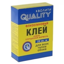 Клей обойный Quality, флизелиновый, коробка, 200 г