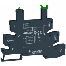 Розетка для реле, пруж. зажимы, = 5-24 в Schneider Electric, SSLZRA1