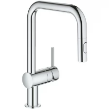 GROHE 32322002 Minta Смеситель д.мойки с выдв.изливом