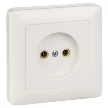 Schneider Electric Розетка 1-м СП Хит 10А IP20 без заземл. бел. Schneider Electric RS10-132-B