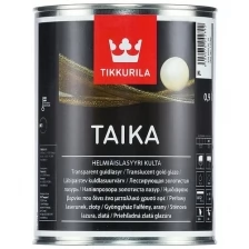 Лазурь HL Taika Helmiäislasyyri (Тайка) TIKKURILA 0,9 л серебристый